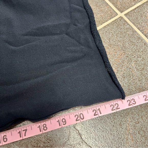 Frank & Eileen Catherine Favorite Cropped Wide Sweatpants Triple Fleece Navy - Picture 11 of 14